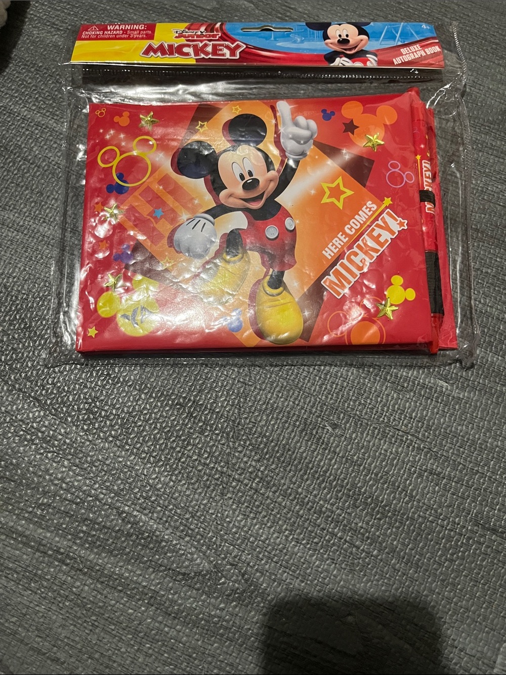 Disney Mickey Mouse Red autograph book